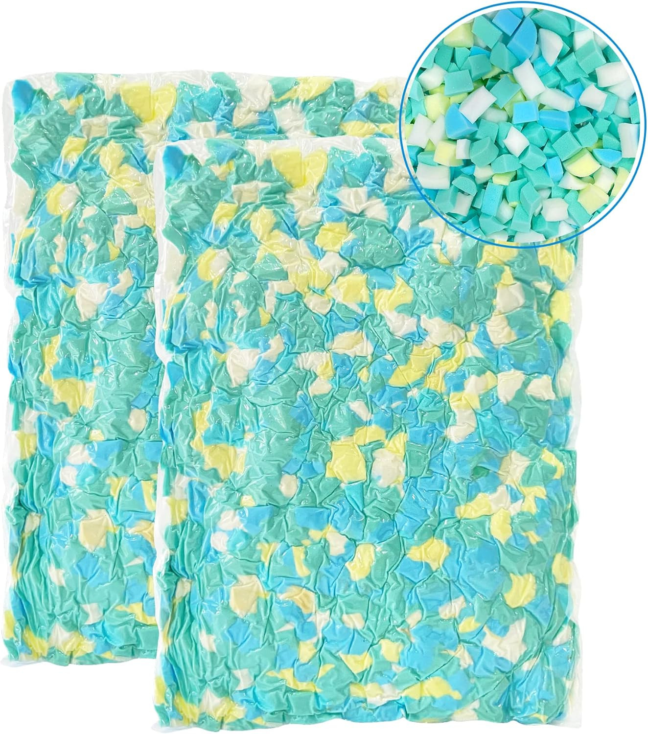 Shredded Memory Foam Filling 10Lbs for Bean Bag Filler, Pillow Stuffing Cushion