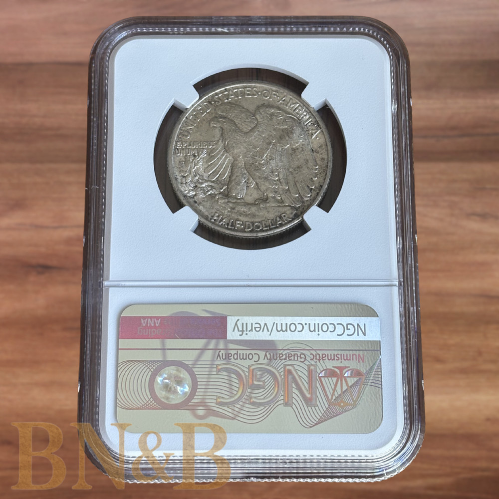 1943 Walking Liberty Half Dollar NGC MS64