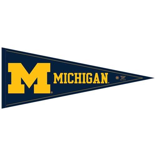 Michigan Wolverines Pennant 12" X 30"