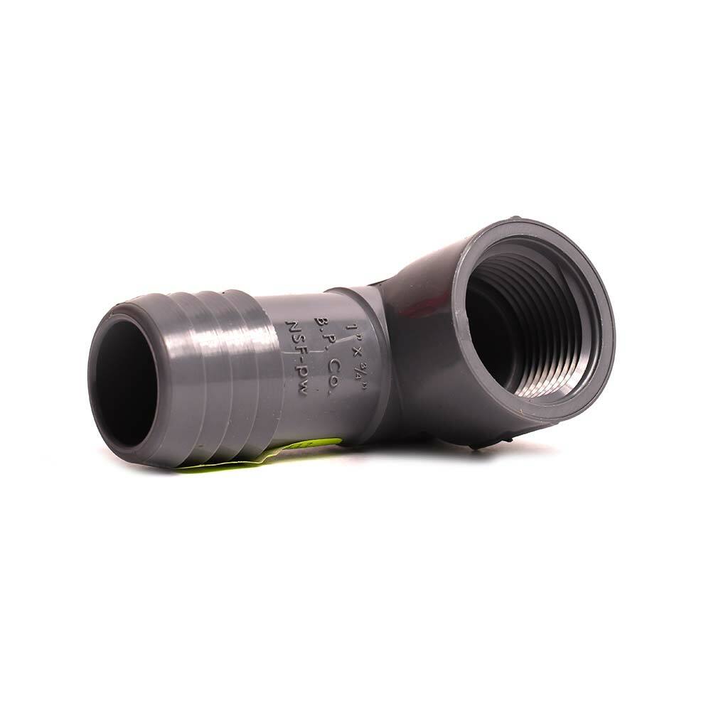 Thrifco 6521070 1 x 3/4 Inch Insert Comb Elbow