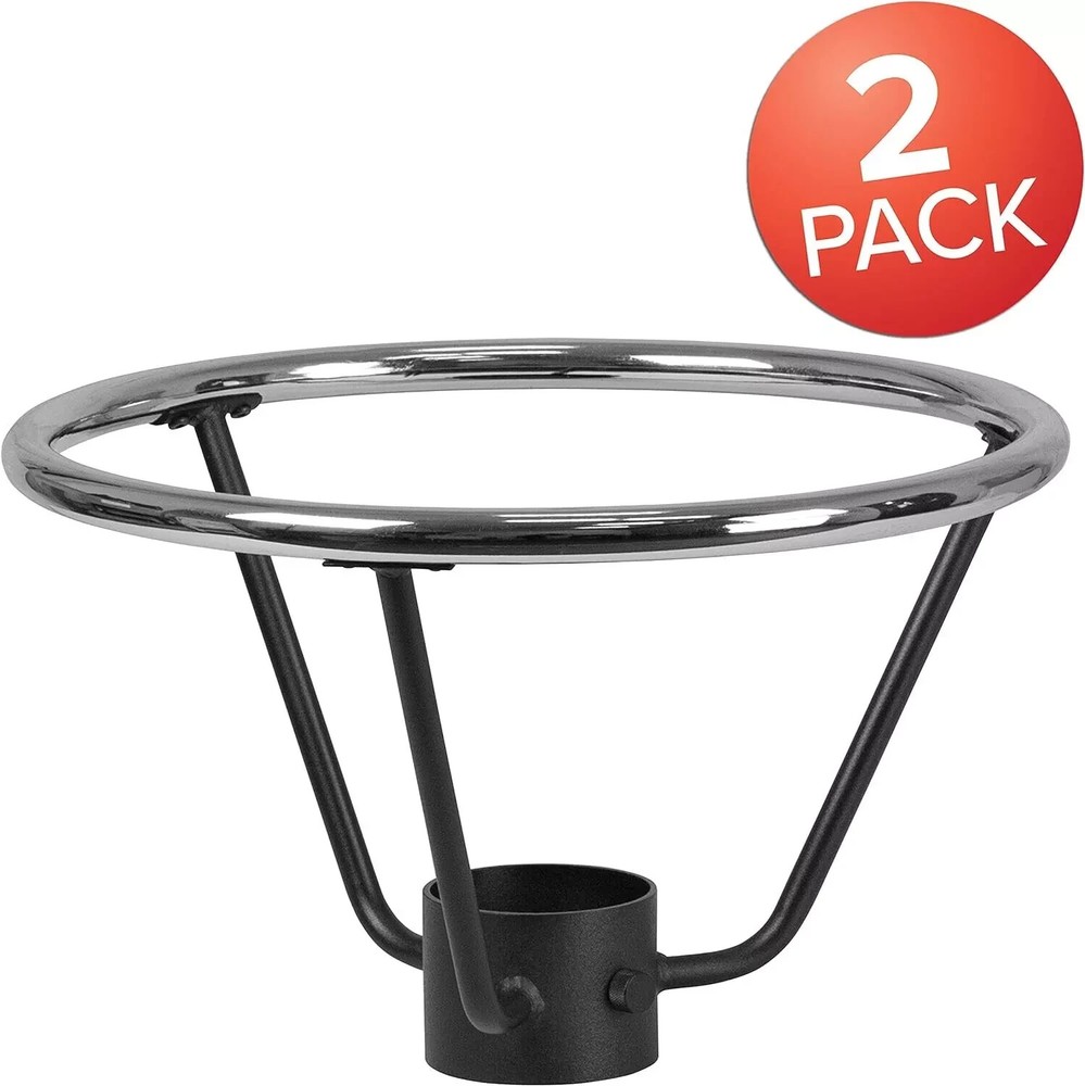 2 Pk. Bar Height Table Base Foot Ring 16'' diameter, 3" column, 164footring3,
