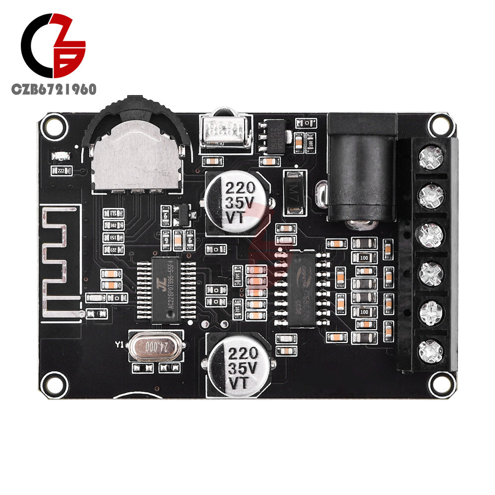 40W Stereo For Bluetooth Power Amplifier Board DC 5-24V Digital Amplifier Module