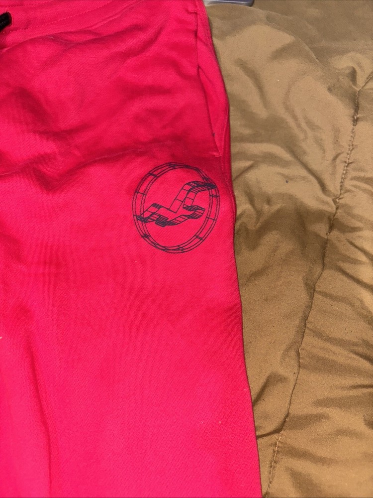 Red Hollister Sweat Pants - Size Large
