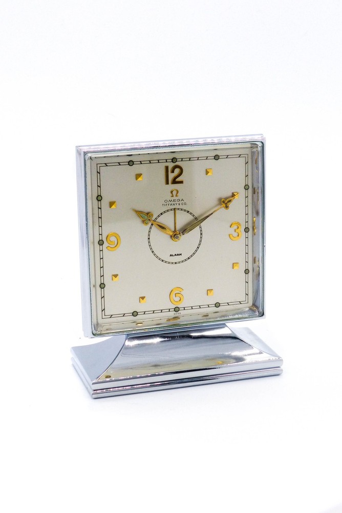 Omega Style clock alarm clock Art Déco 40's