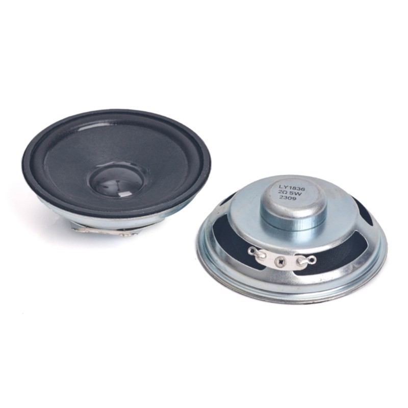 Loudspeaker 5W 2ohm 2.5inch Round Shape Replacement Loudspeaker Full
