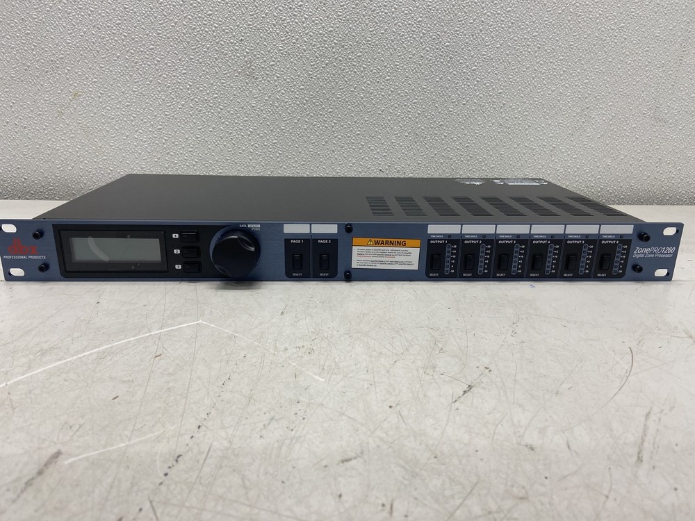 DBX ZonePRO 1260 12x6 Digital Zone Processor 12-In 6-Out