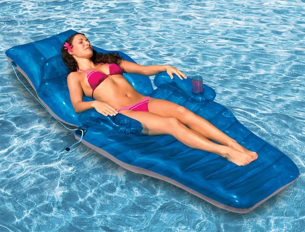 Adjustable Swimming Pool Chaise Lounge Pool Float-80″ x 37.5″