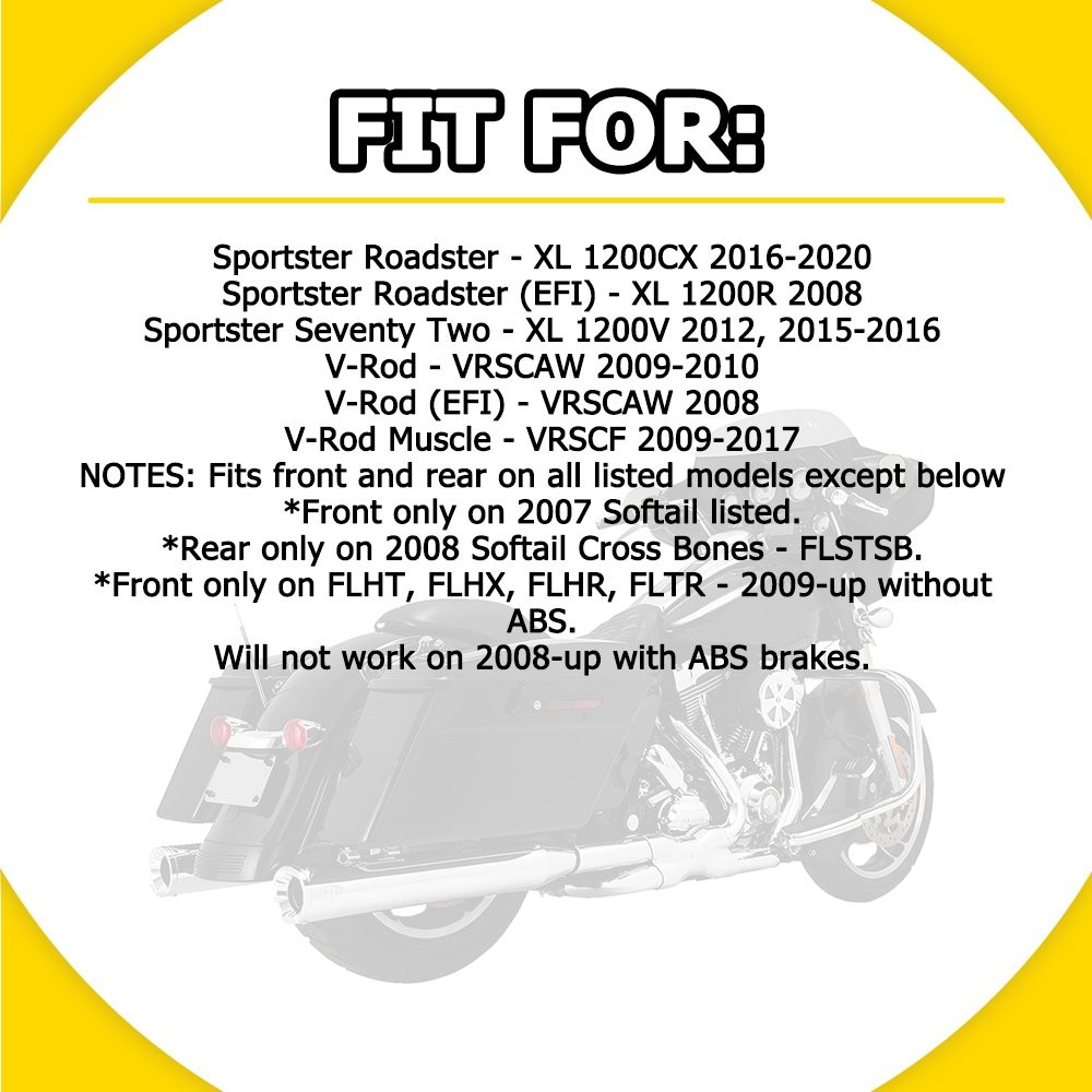 For Harley-Davidson 2008-Up Touring 25mm NON ABS Wheel Bearing 9276B Silver New