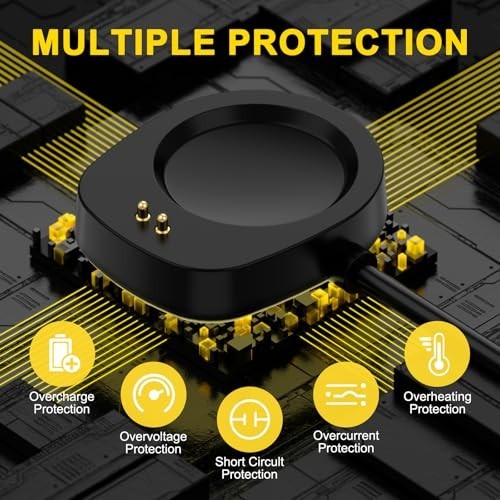 USB Type C Charger for Smartwatches - 3.3FT Replacement Cable & USB-A Adapter (2