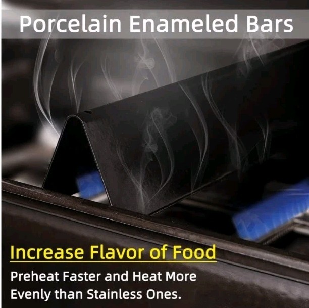 X Home 17.5" Heavier Flavorizer Bars Replacement with Front-Mounted Control, for