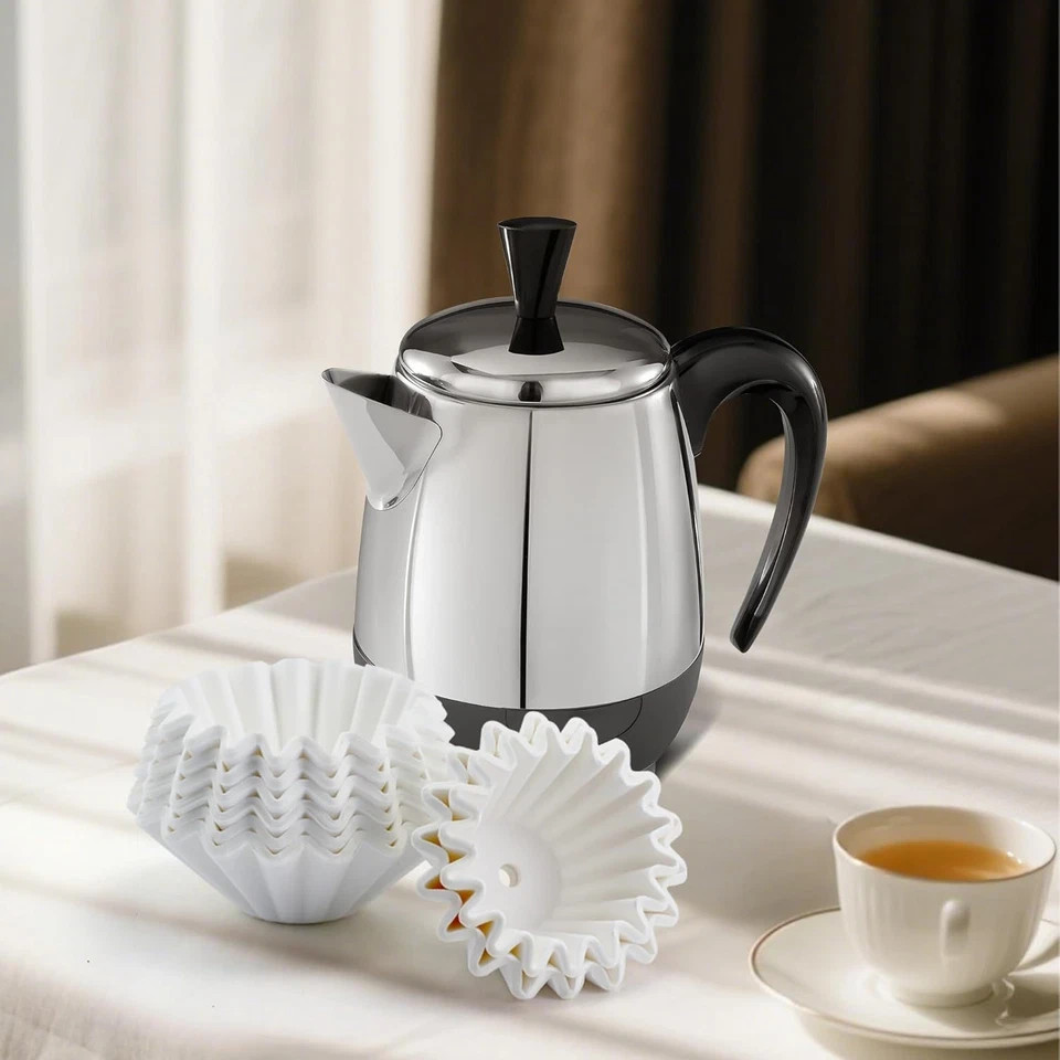 Coffee Filters for Farberware Percolators, 150 Pack, White, 6/9 Cup