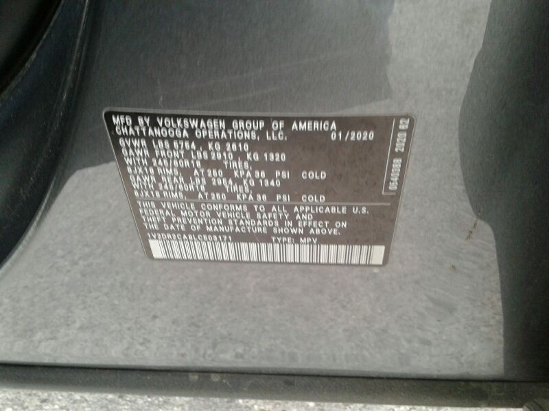 Camera/Projector Camera Front Windshield Mounted Fits 18-20 ATLAS 124170