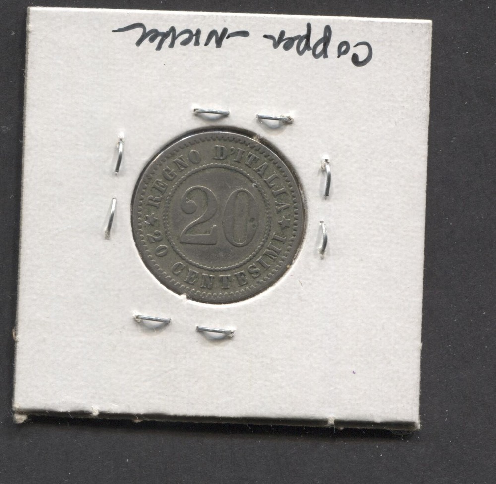 1894(KB)- Italy- 20 Cents- VF