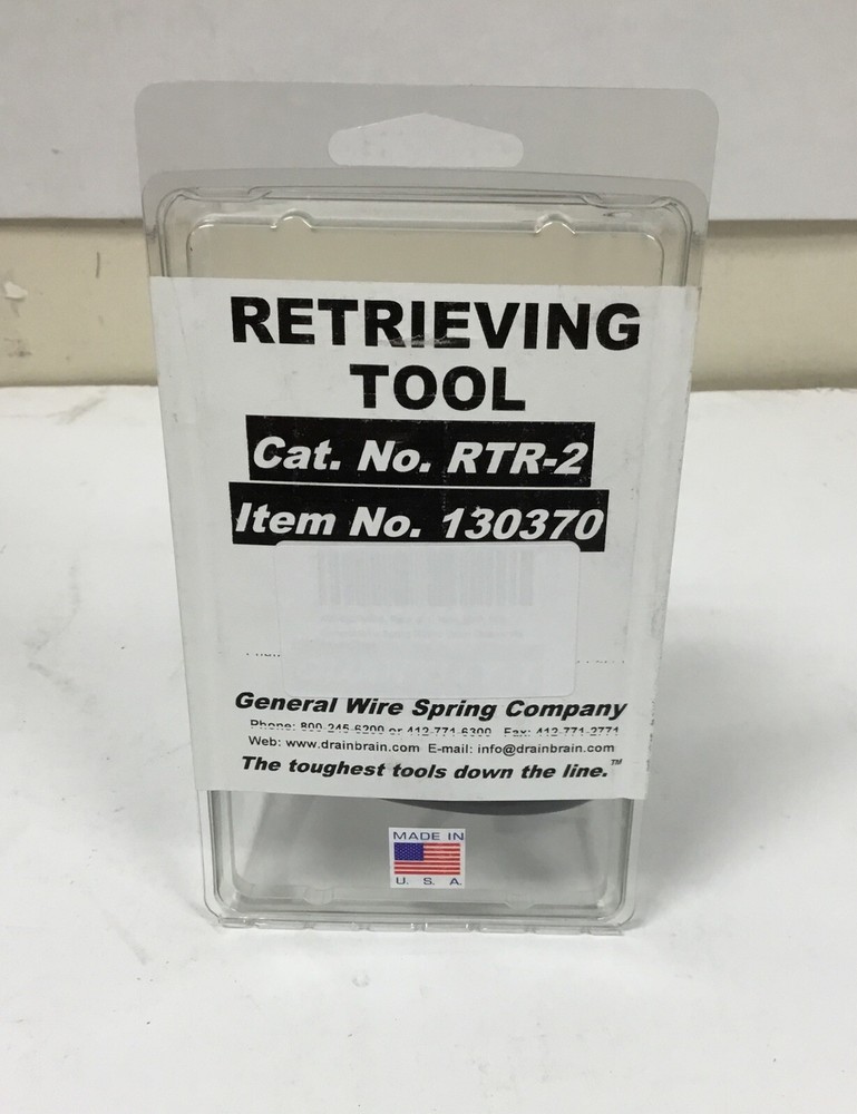 11 QTY, General Wire Large Corkscrew Retrieving ToolRTR-2