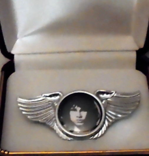 Doors Morrison Fire Me Love Rock Band Wing Live Concert Hat Jacket Badge Pin Sun