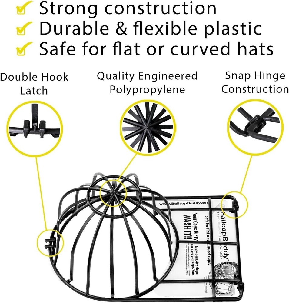 Baseball Cap Cleaner with Effortless Locking System - Ideal for Easy Maintenance