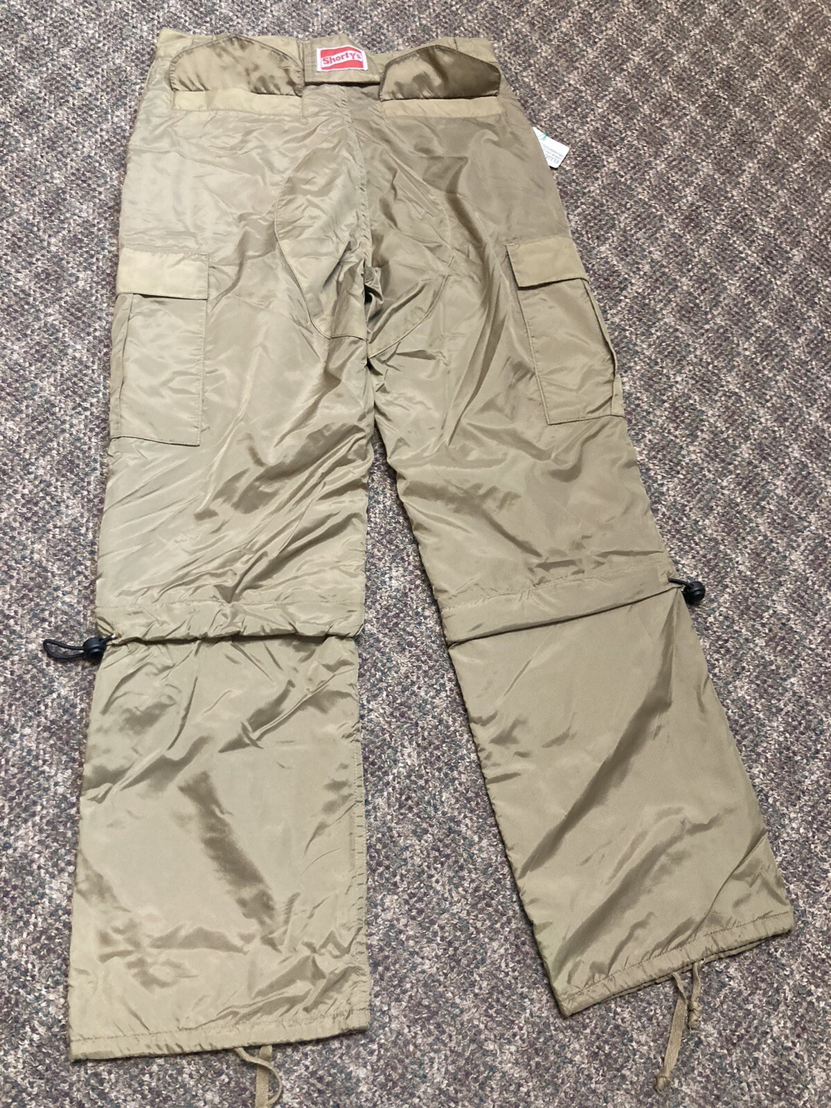 VINTAGE 90s SHORTY’S SKATEBOARDS NYLON CONVERTIBLE PANTS SIZE 28R NEW