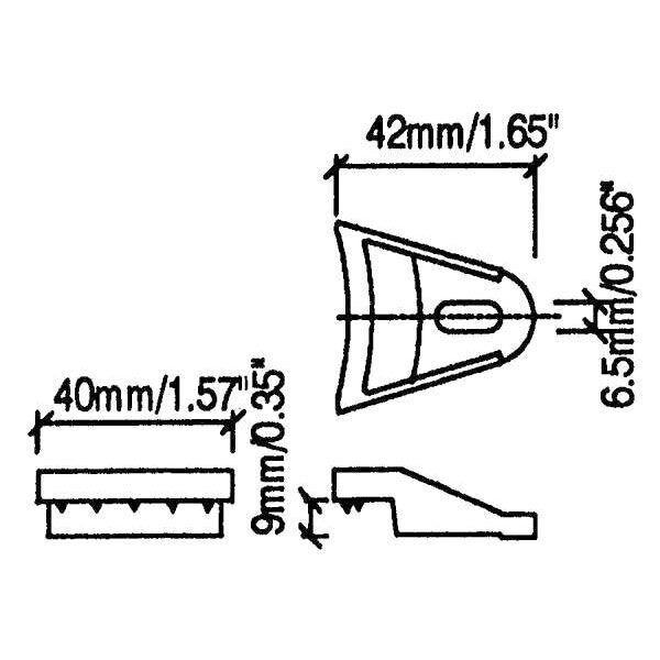 Penn-Elcom G0727KIT Plastic Speaker Grill Clamp Kit