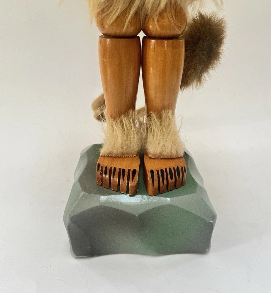 Vintage Steinbach Lion Nutcracker With Box ~ Jungle King 17” Signed