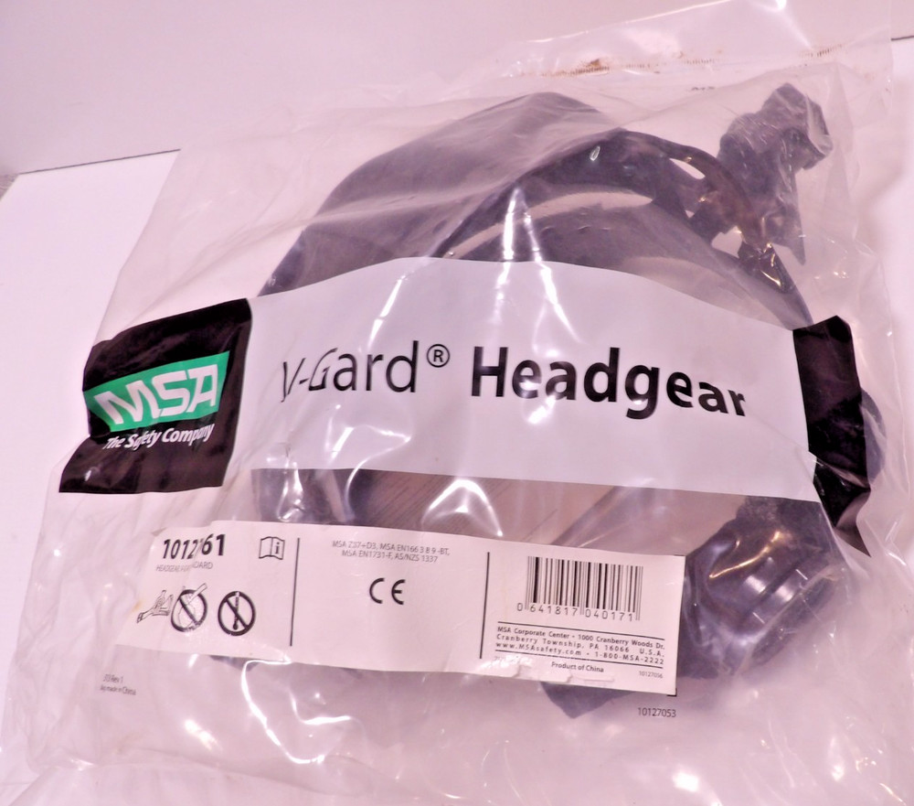 MSA General Purpose HEADGEAR 10127061 Black NEW (Without Visor)