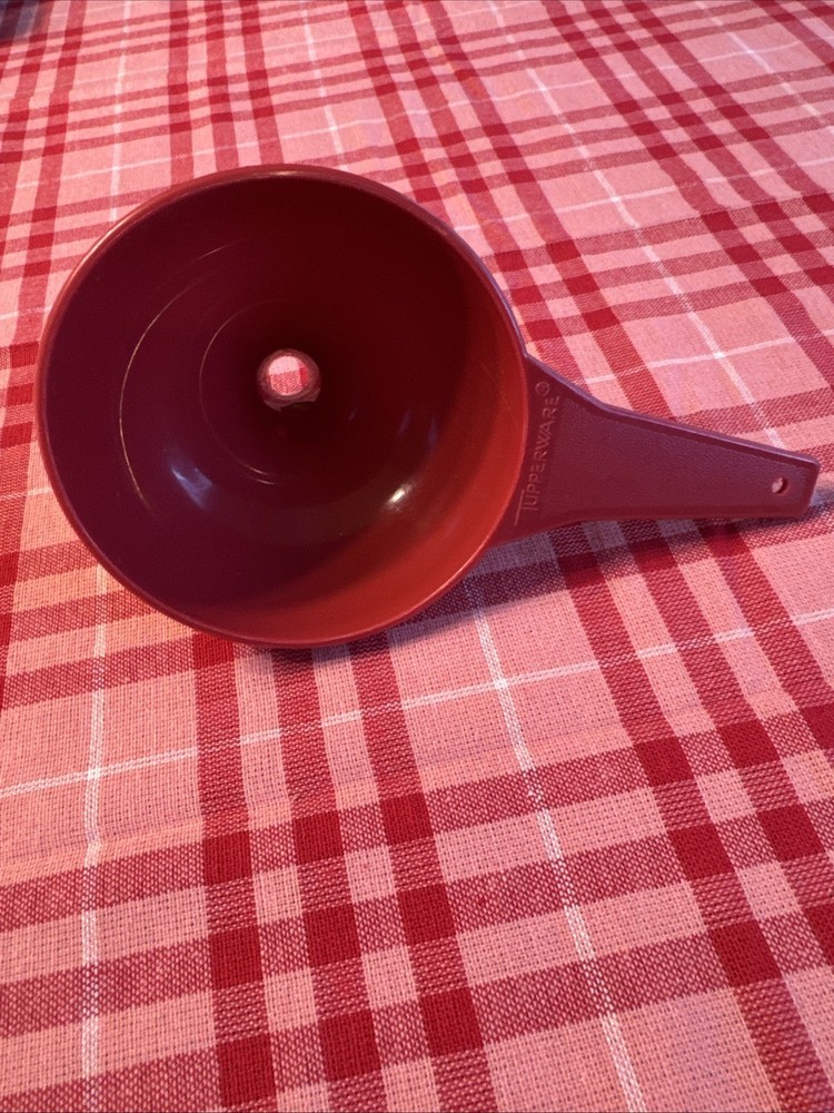 Brick Red Tupperware Funnel 1227-2  (DB)