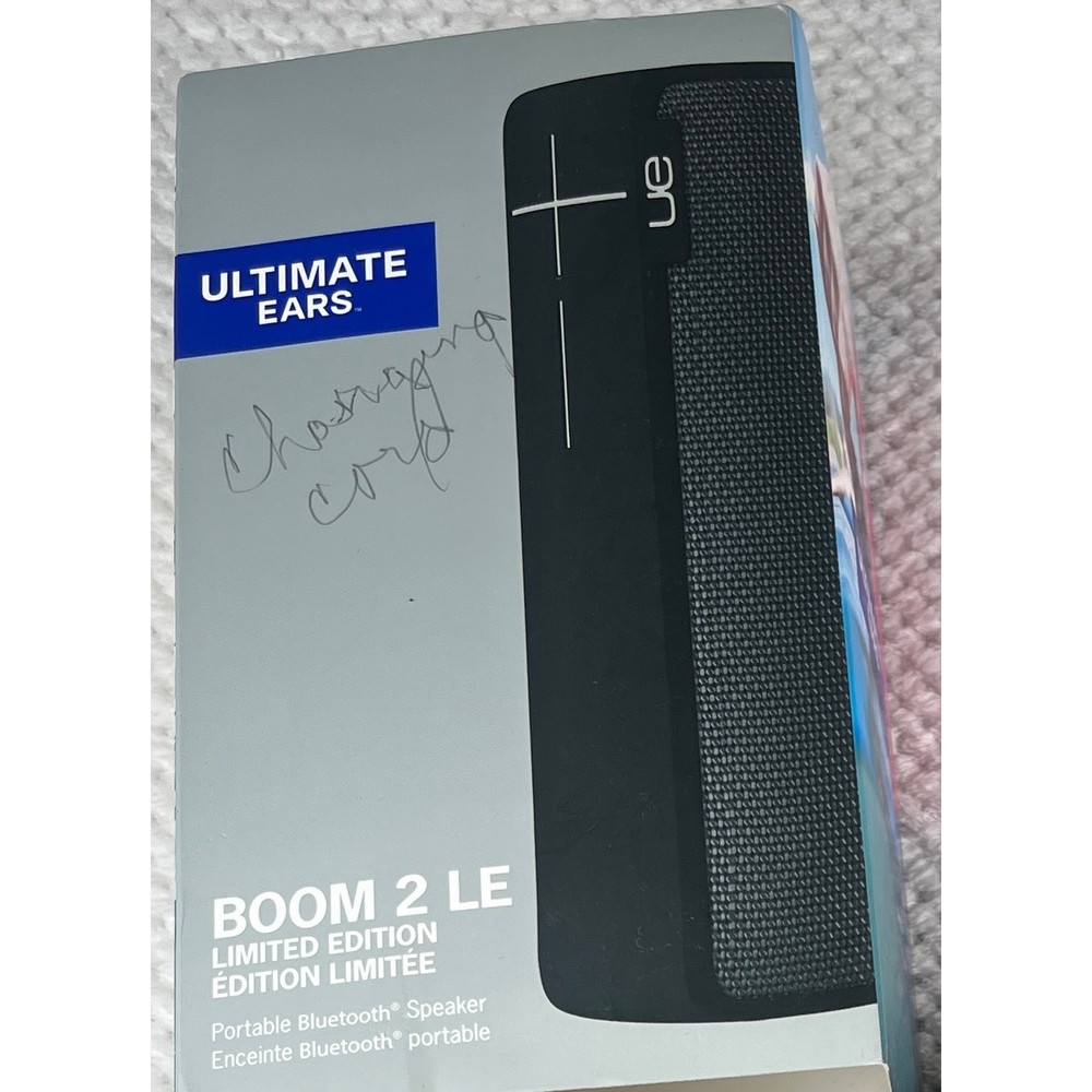 Ultimate Ears BOOM 2 LE Limited Edition Bluetooth Speaker Waterproof, cable
