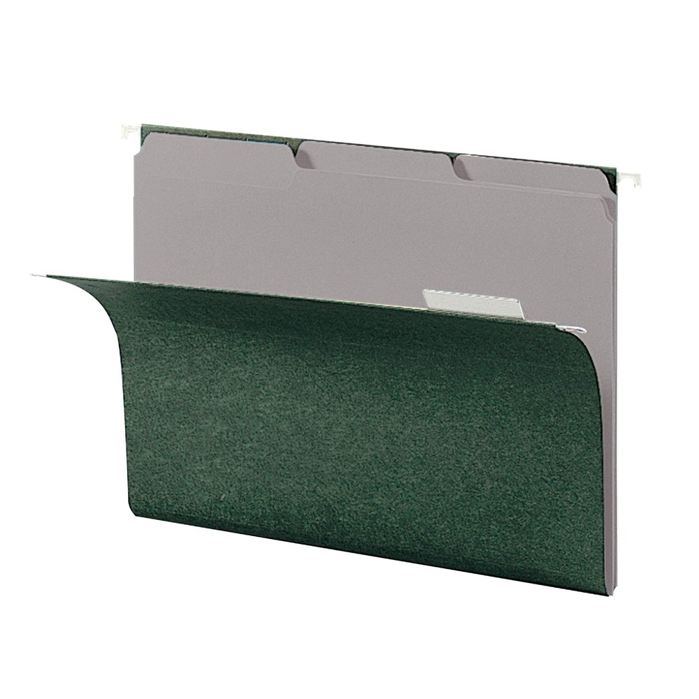 Interior File Folder 1/3-Cut Tab Letter Size Gray 100 per Box 10251