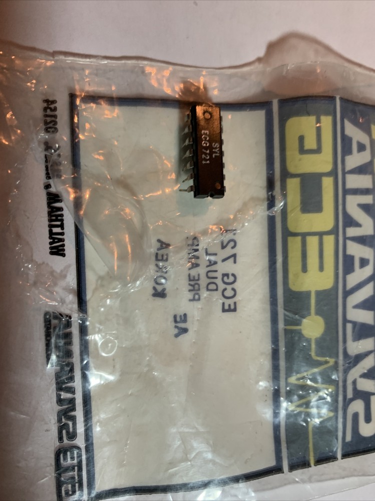 ECG721 INTEGRATED CIRCUIT SYLVANIA