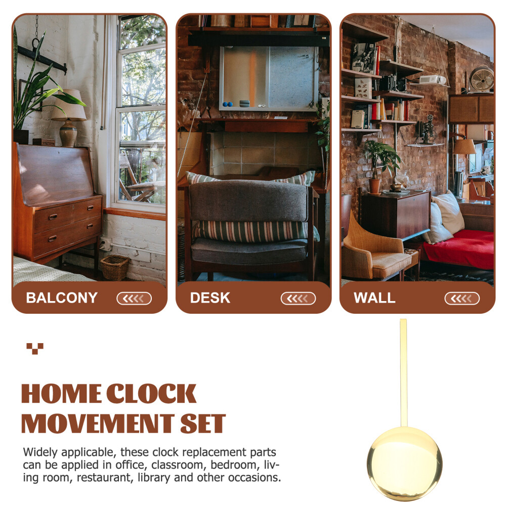 1PC Metal Pendulum Replacement Wall Clock Part Metal Pendulum Replacement