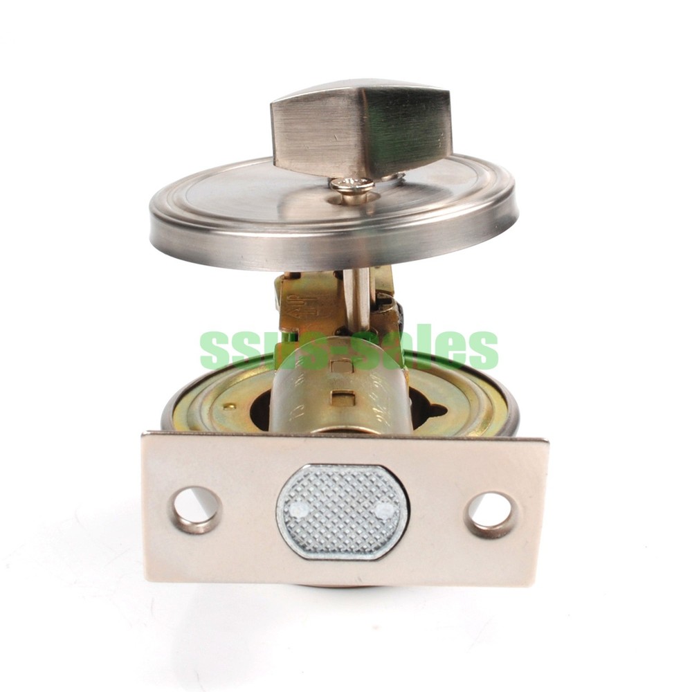 Single-sided locking Silver three keys door thickness 35–45 mm bedroom/study US