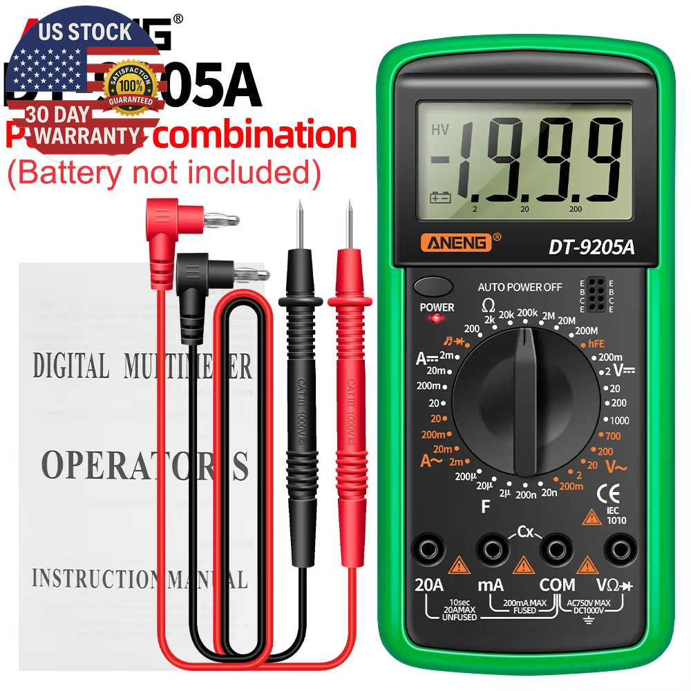 DT9205A Digital Profesional Multimeter AC/DC Voltage Current Test Capacitance NC