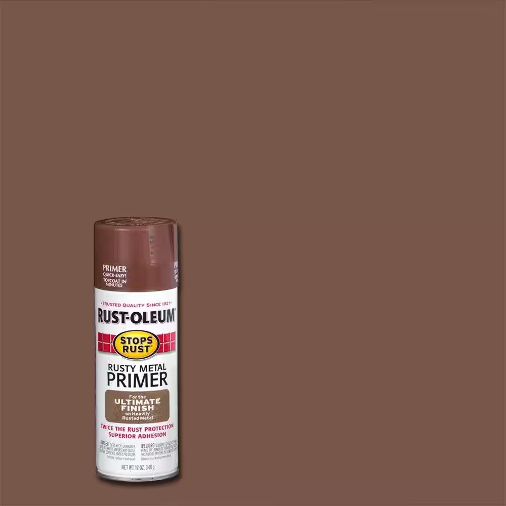 12 Oz. Flat Rusty Metal Primer Spray (6-Pack)