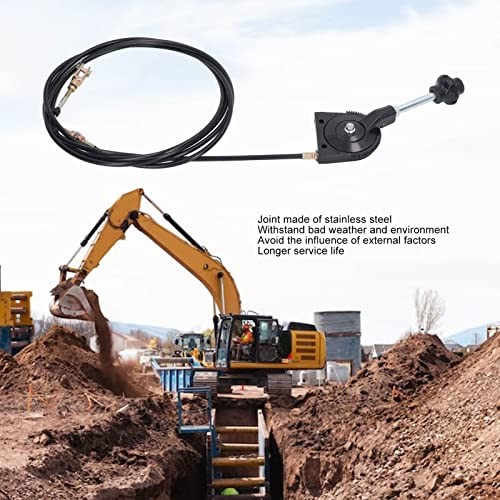 Excavator Manual Throttle Cable Motor Control Throttle Hand Control Kit Heavy