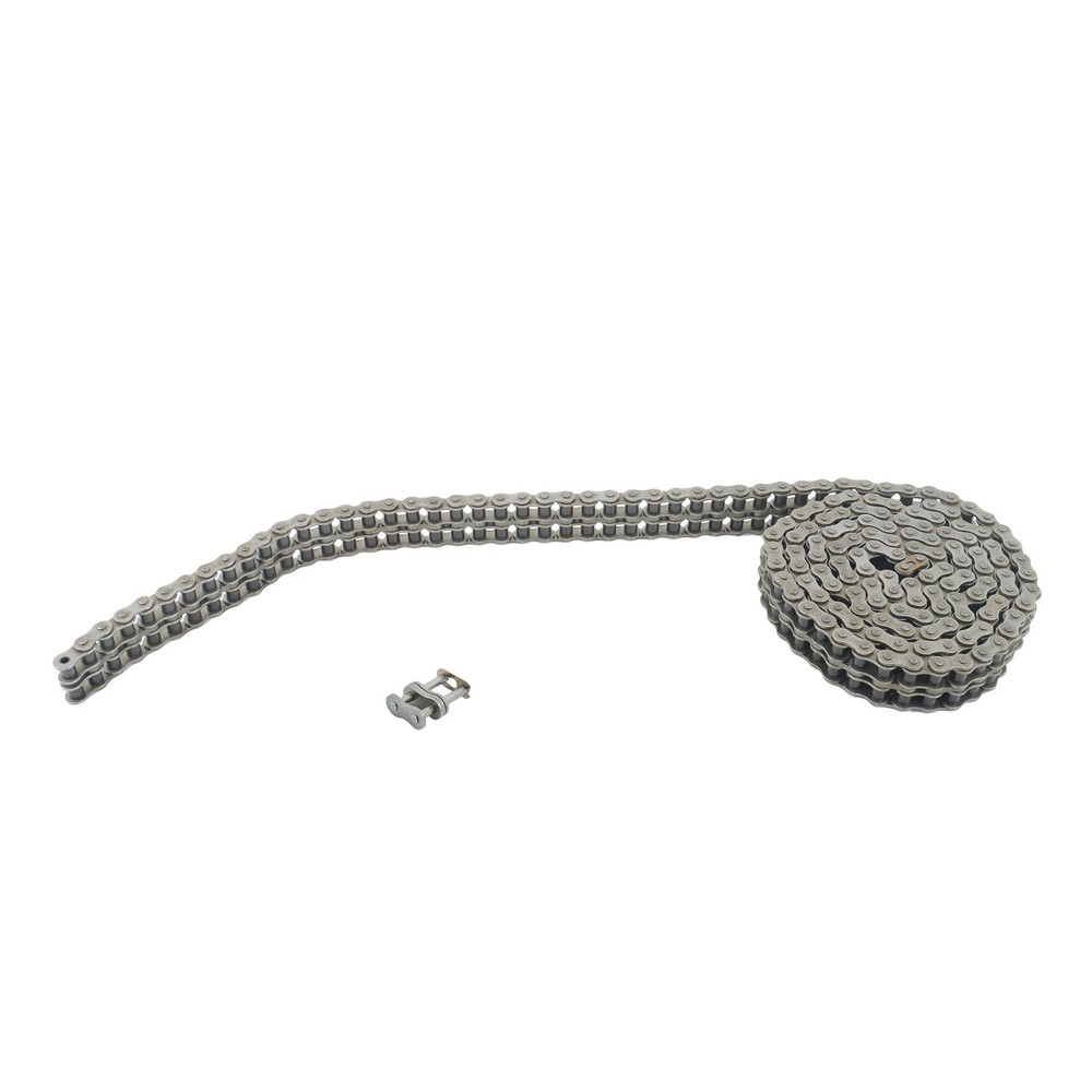 60-2 Double Strand Duplex Roller Chain 10 Ft with 2 Connect Links