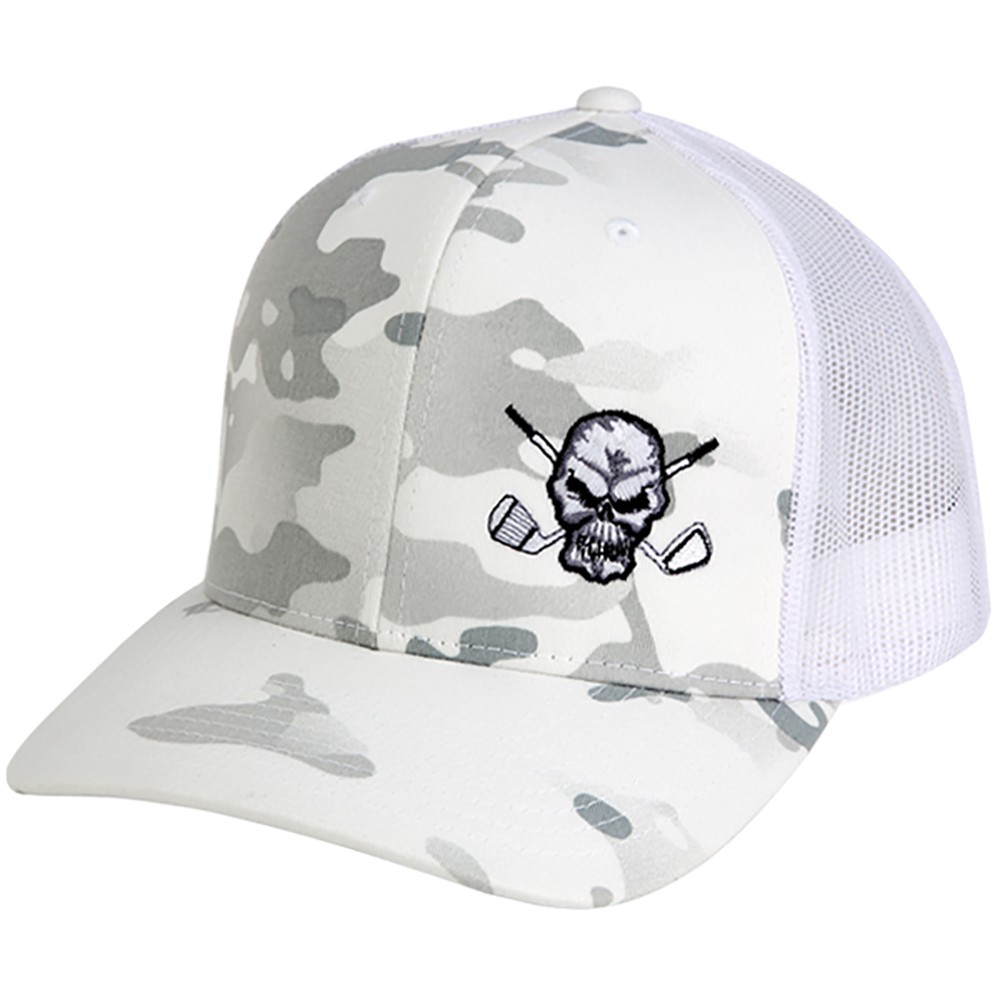 Tattoo Golf White Camo Trucker Golf Hat