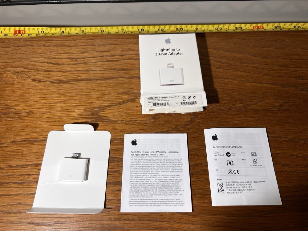 Apple iPad Camera Connection Kit SD Card & USB Adapters A1362 A1358 & Lightning