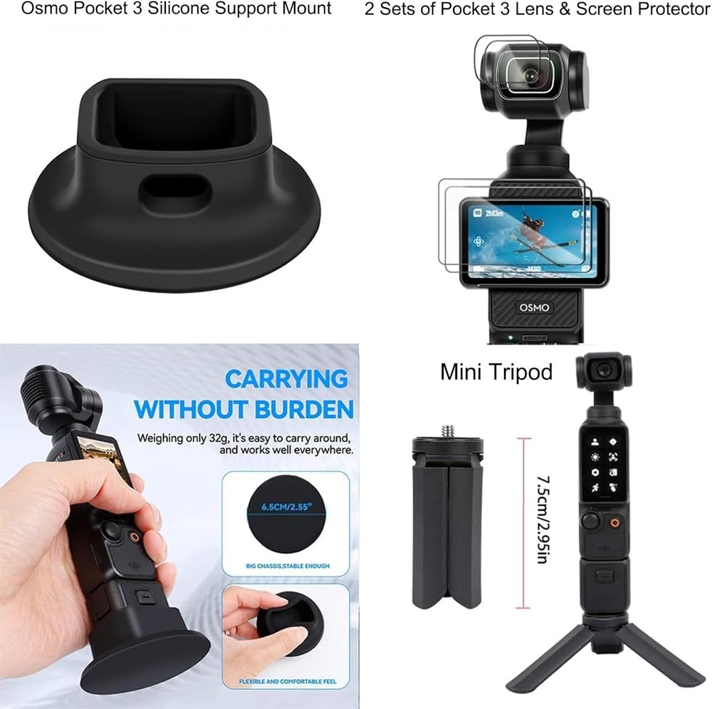 Comprehensive Accessories Kit for DJI Osmo Pocket 3 - Ultimate Creator Bundle=