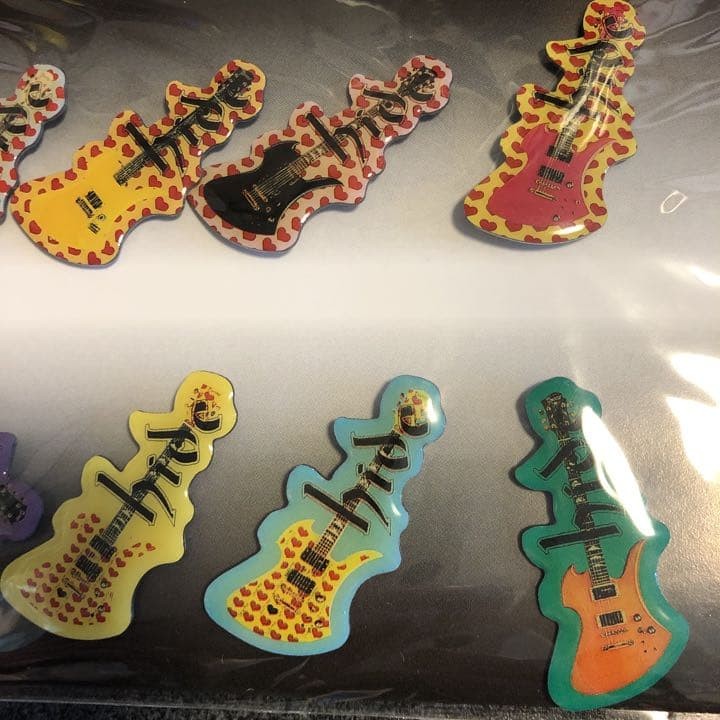 hide pin badge set guitar