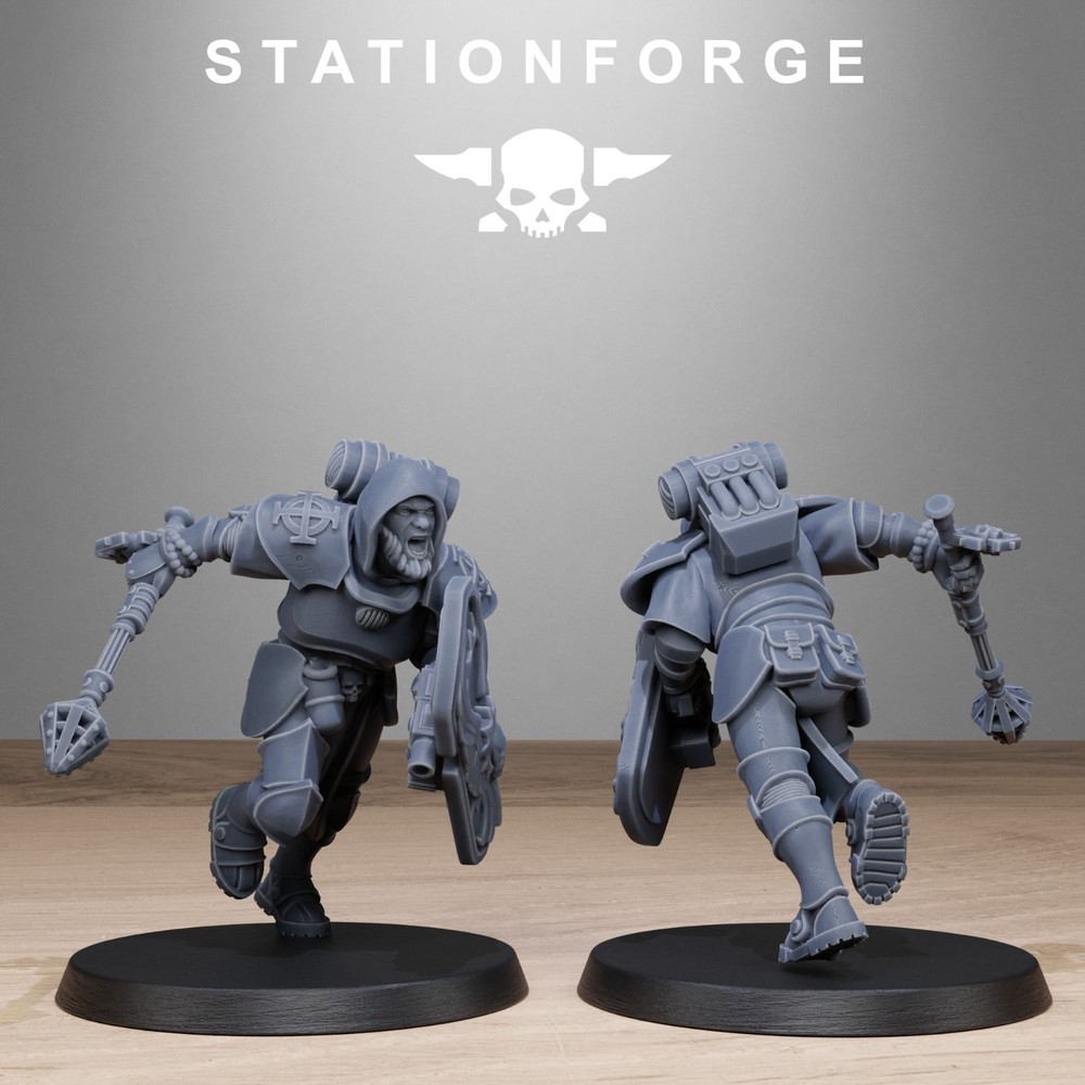 Station Forge Miniatures Vodalites Purifiers Sci Fi Grim Dark Wargame Proxy Mini