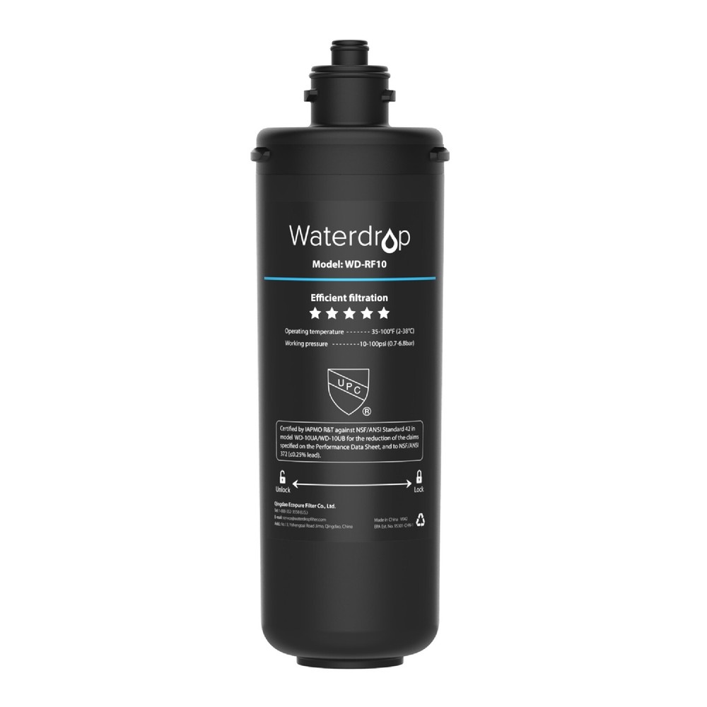 Waterdrop RF10 Replacement Filter Cartridge for 10UA/10UB UnderSink Water Filter