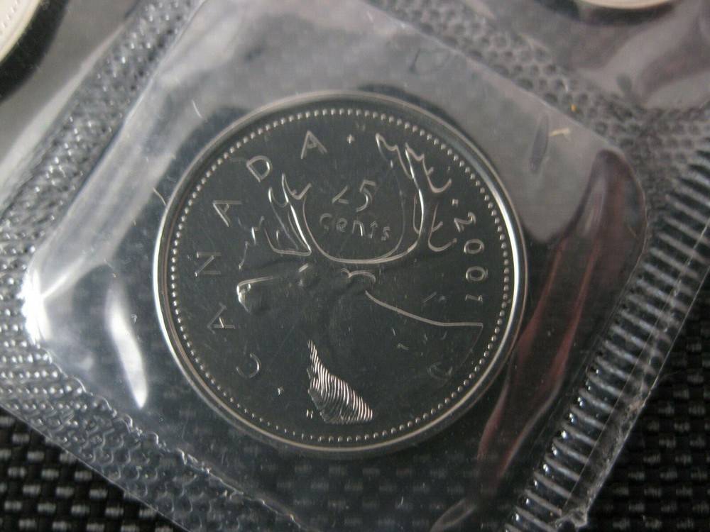 2001 "P" Canadian Prooflike Quarter ($0.25)