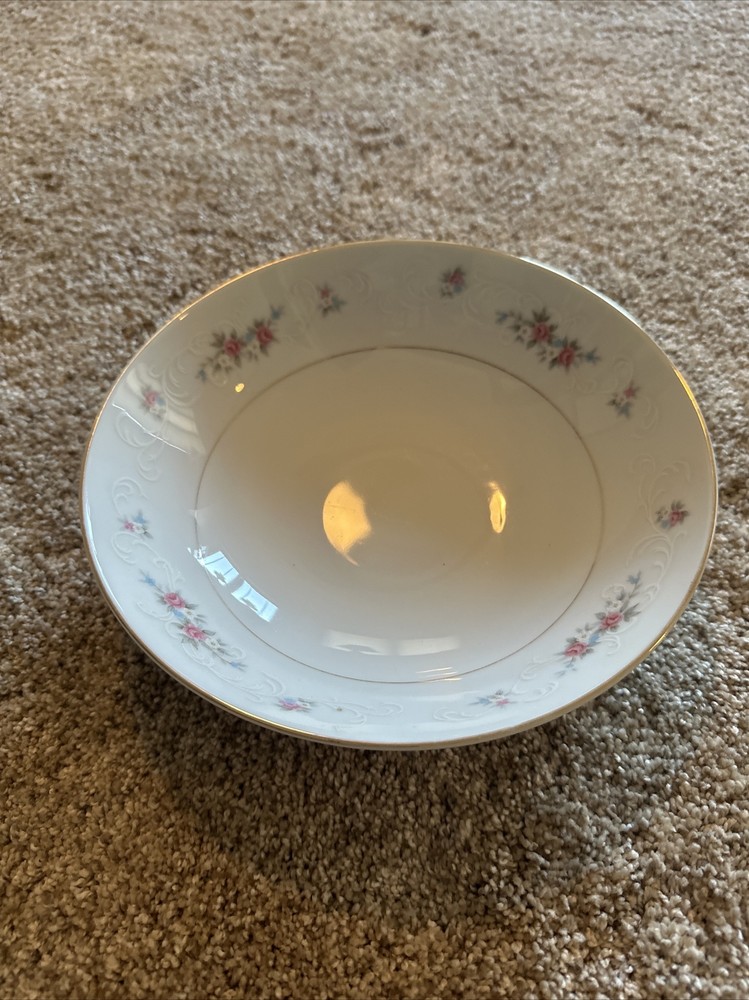 Rosebud Fine China Serving Bowl - 9 Inches