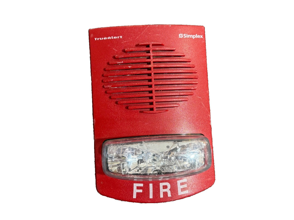 Simplex 4906-9151 Fire Alarm Speaker Strobe Wall Red (SmartSync)