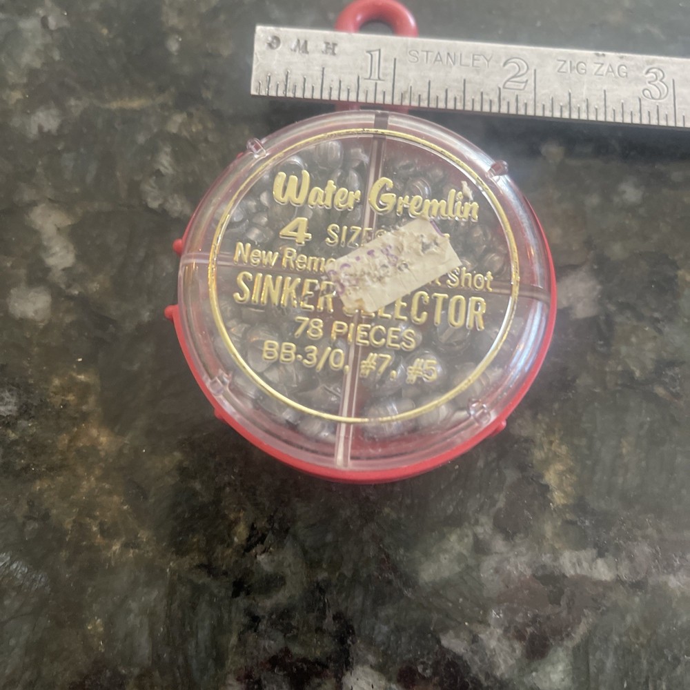 Water Gremlin Split Shot Sinker Selector plus Eagle Claw Stringer