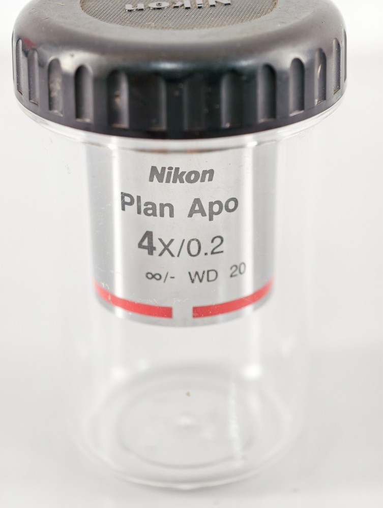 Nikon PlanApo 4x 0.20 CFI Microscope Objective Eclipse i Series Plan Apo