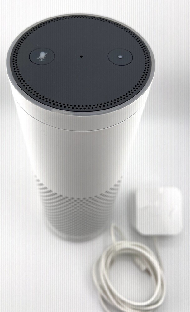 Amazon Echo (1st Generation) Smart Assistant - White Music Bluetooth