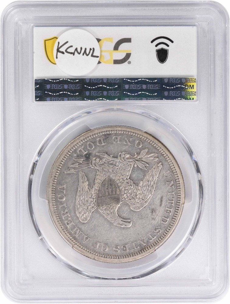1860 Liberty Seated Silver Dollar EF40 PCGS