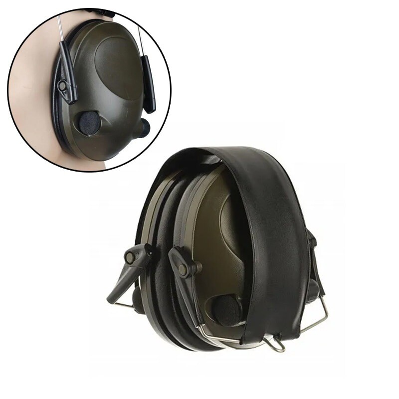 Foldable Electronic Ear Muffs Noise Blocking Shooting Hearing Safety Protector
