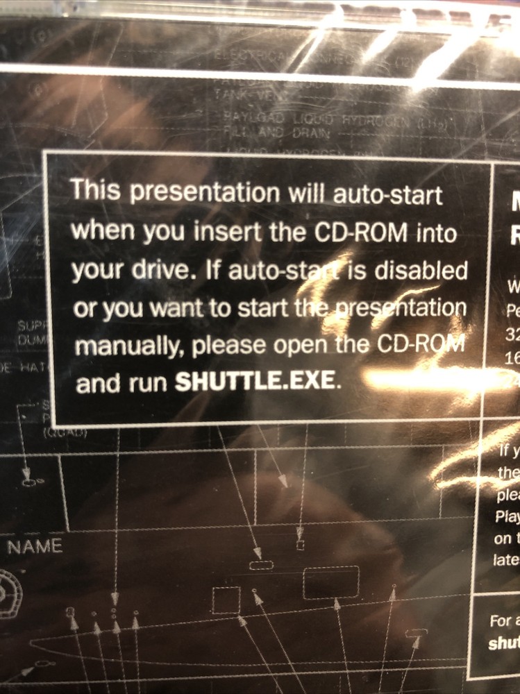 Space Shuttle 100 Flights PC CD ROM Software Windows 95/98/NT/2000 Program
