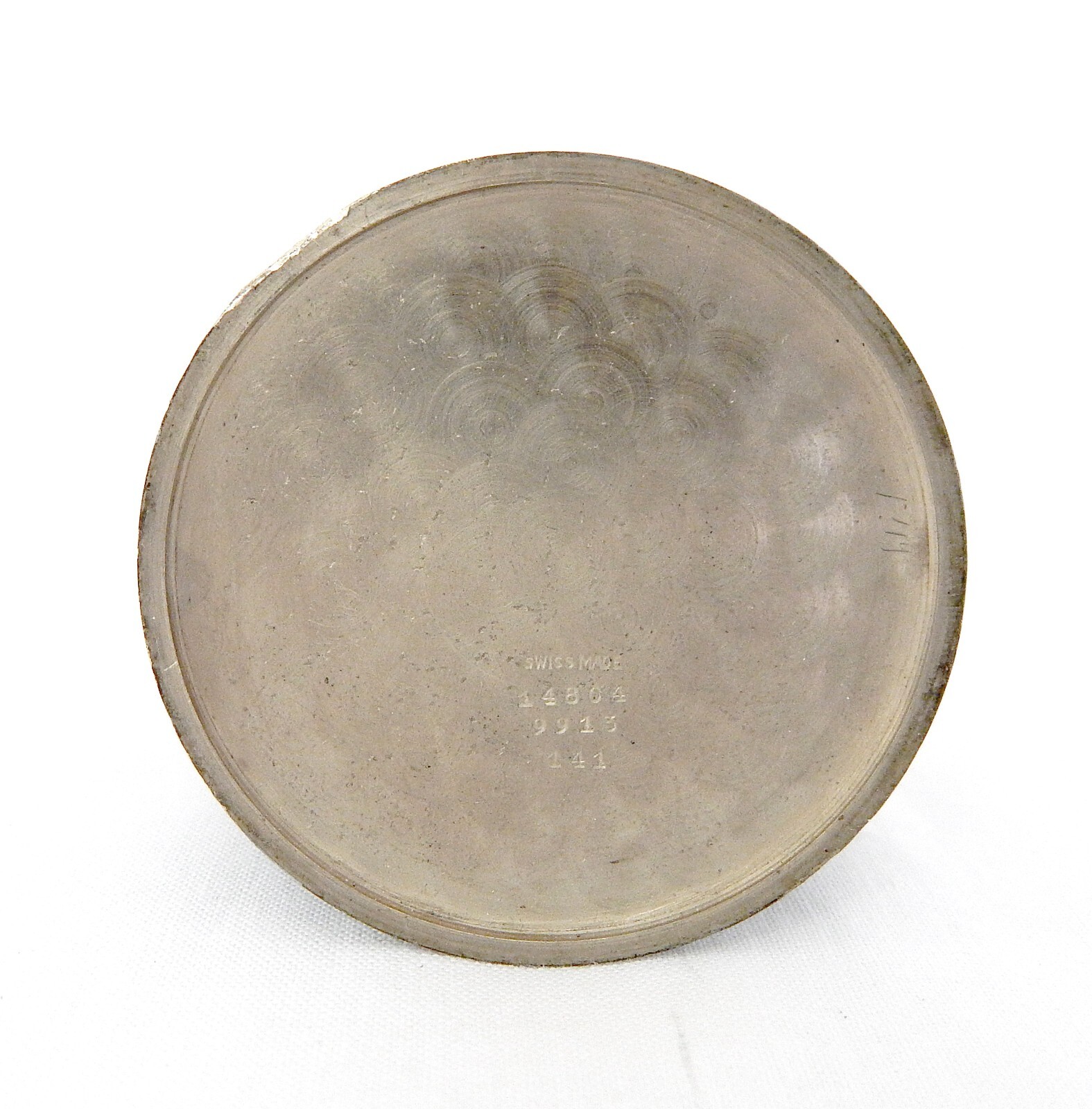 Antique Pocket Watch CYMA 15 Jewels Open Face Case Steel 48mm Circa 1920 Working